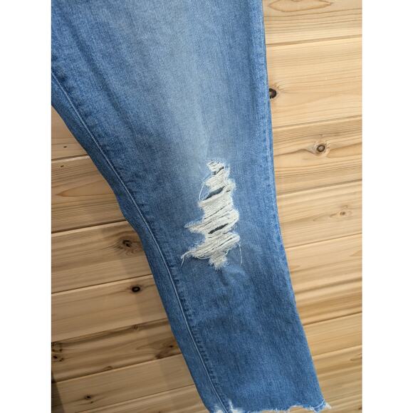 Mother Superior The Insider Ankle Chew Destroyed Bills Size 28 Jeans - Picture 4 of 15